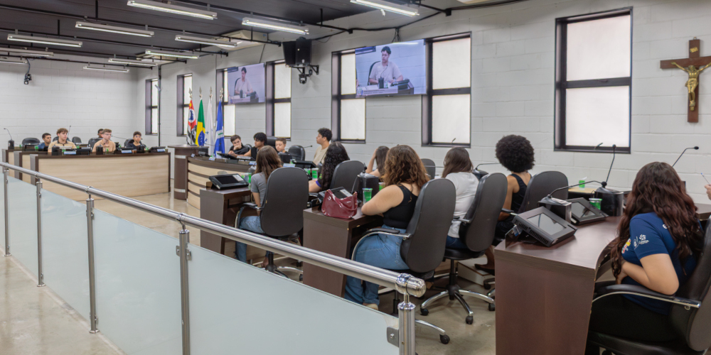 Vereadores Juniores: C&acirc;mara Municipal promove terceira sess&atilde;o ordin&aacute;ria